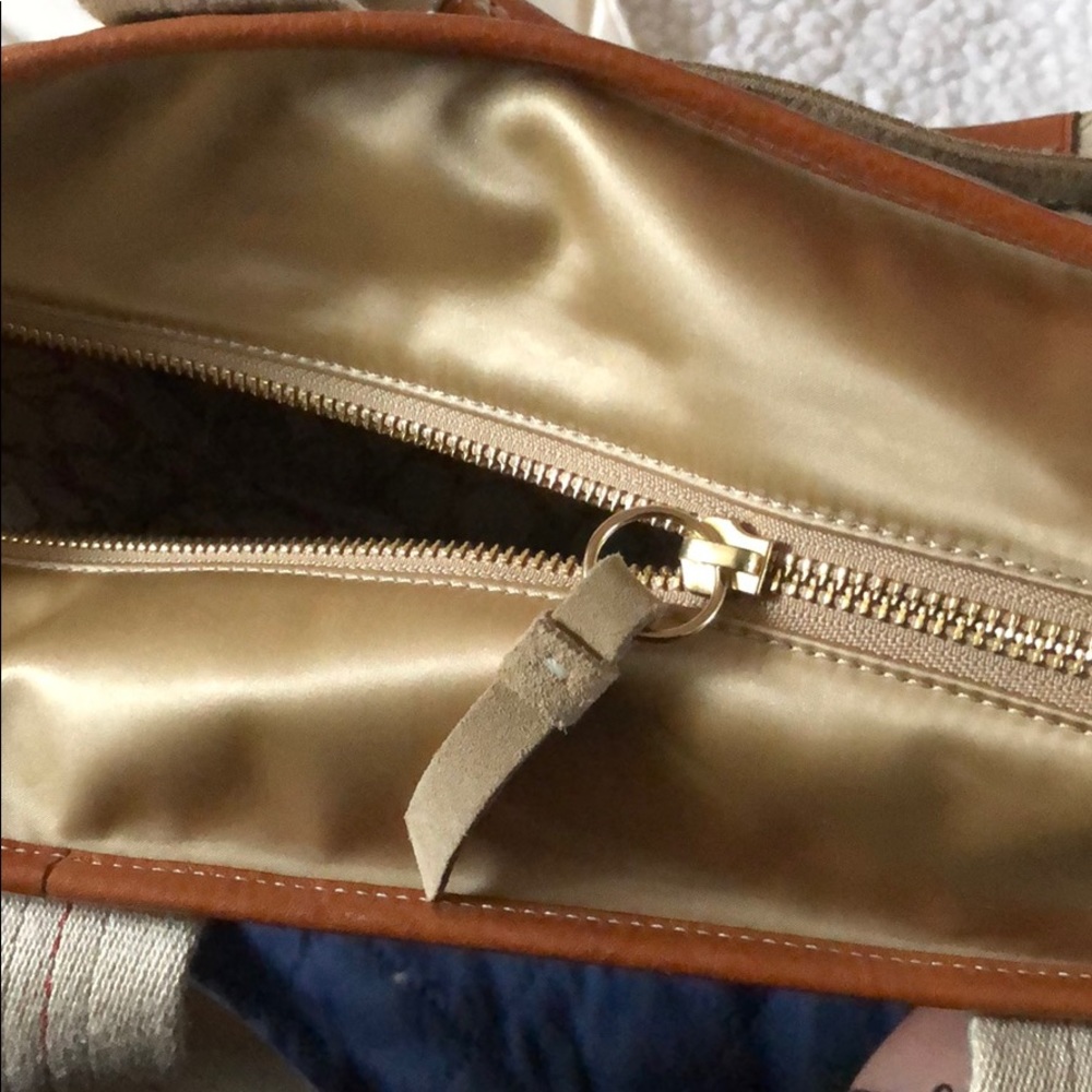 Canvas Large Summer Bag, New, Authentic With Tags - image 6